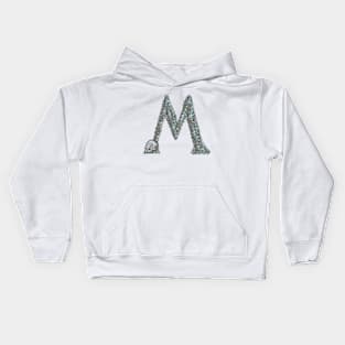 Skull Alphabet M Kids Hoodie